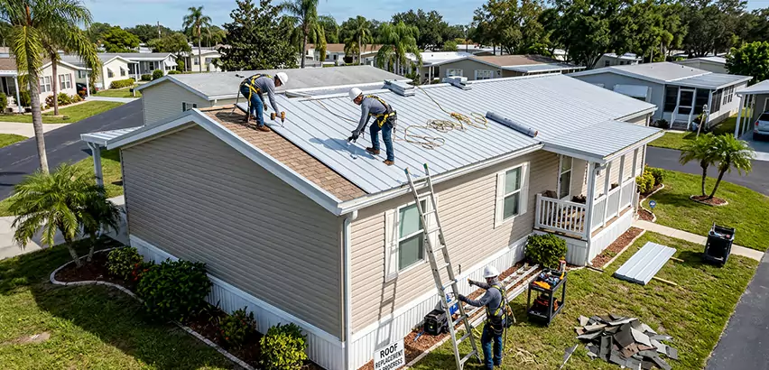 Mobile Home Metal Roof Replacement in El Cajon
