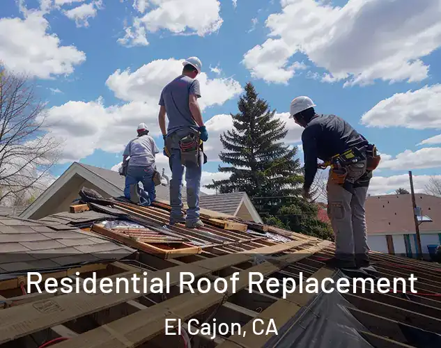 Residential Roof Replacement El Cajon, CA
