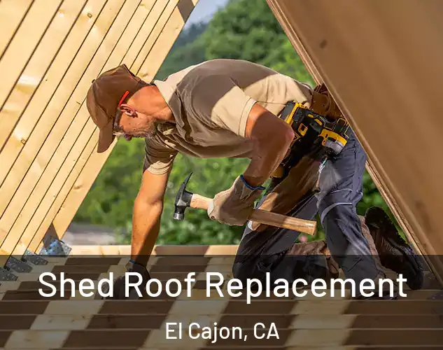  Shed Roof Replacement El Cajon, CA