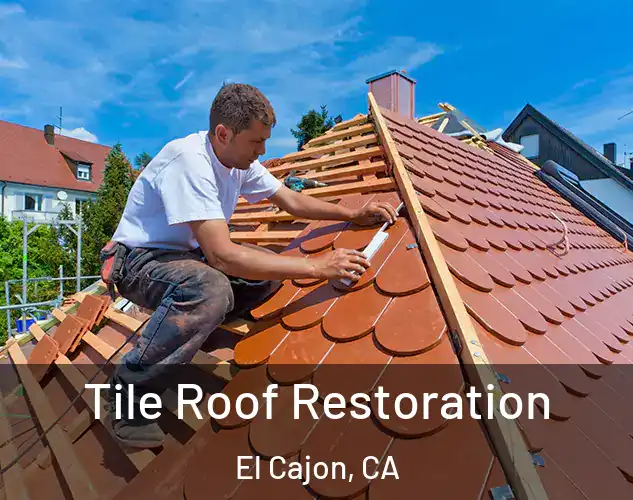  Tile Roof Restoration El Cajon, CA